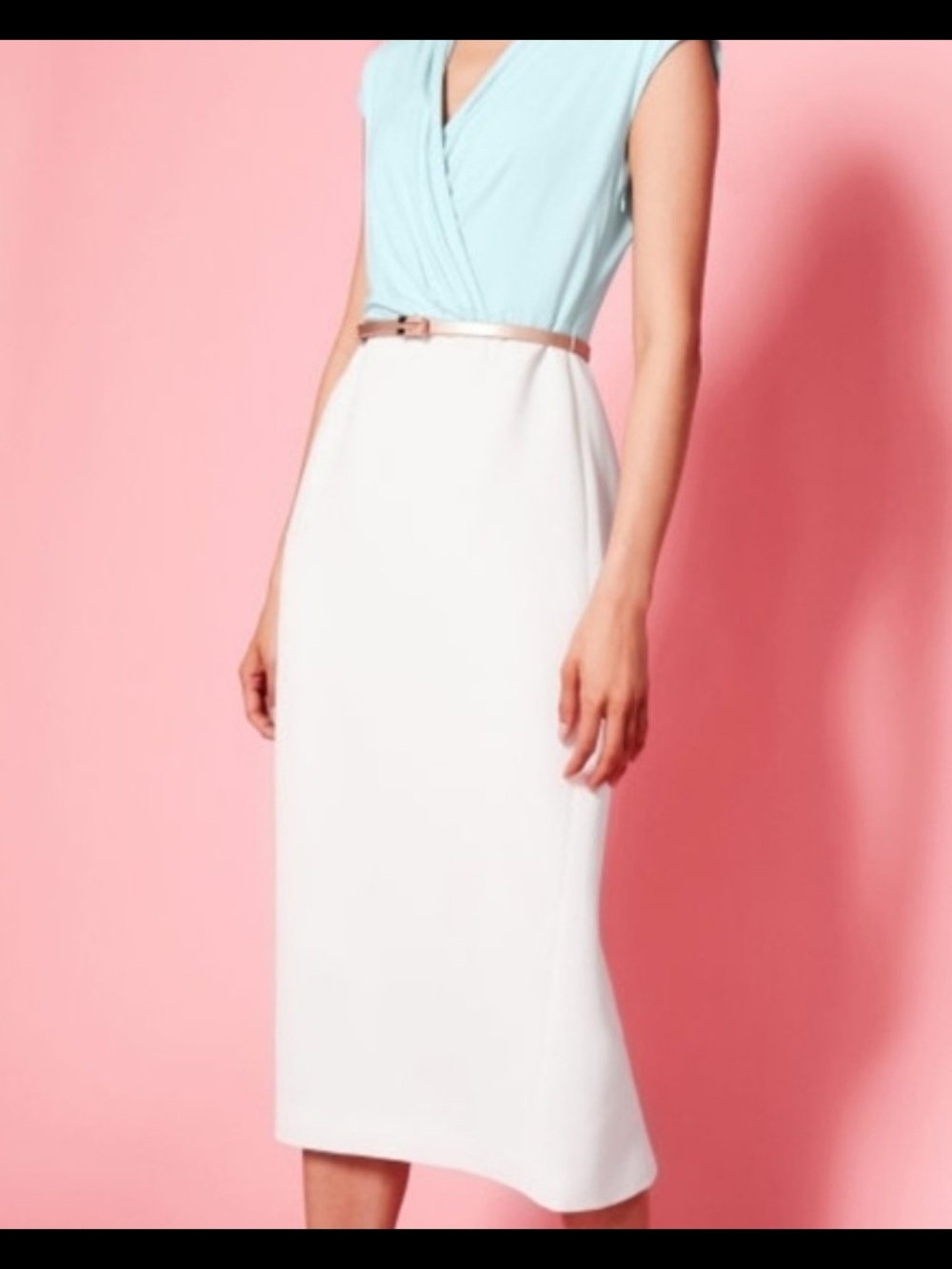 White Midi Pencil Skirt - Classic Women's Skirt